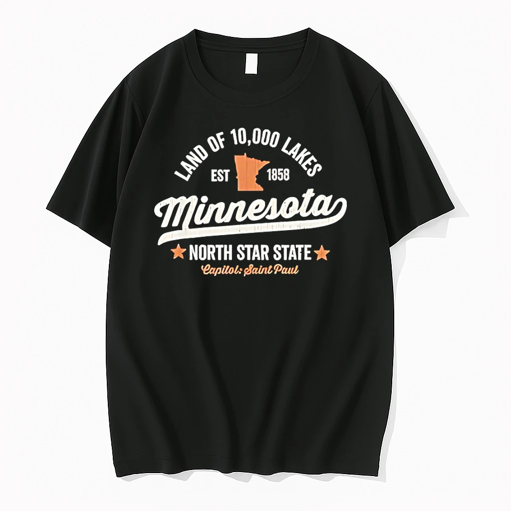 Land Of 10000 Lakes Est 1858 Minnesota North Star State Capitol Saint Paul Shirts