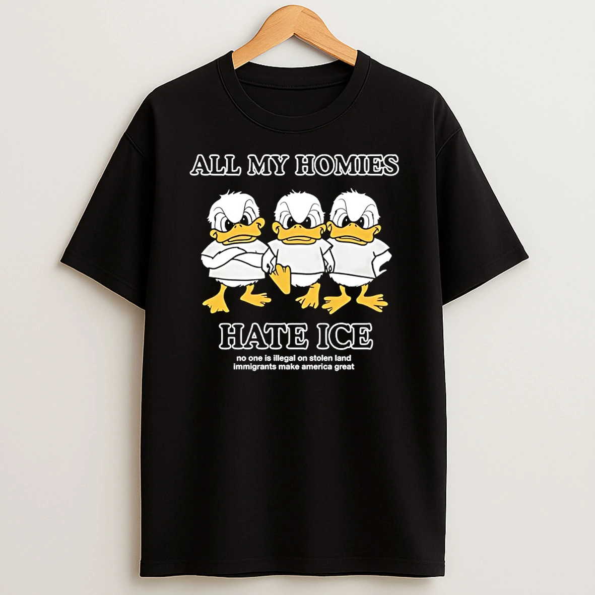 Larry Nance Jr All My Homies Hate Ice No One Is Illegal On Sstolen Land Shirts