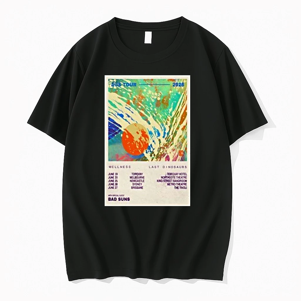 Last Dinosaurs With Bads Suns Aus Tour 2026 Shirts