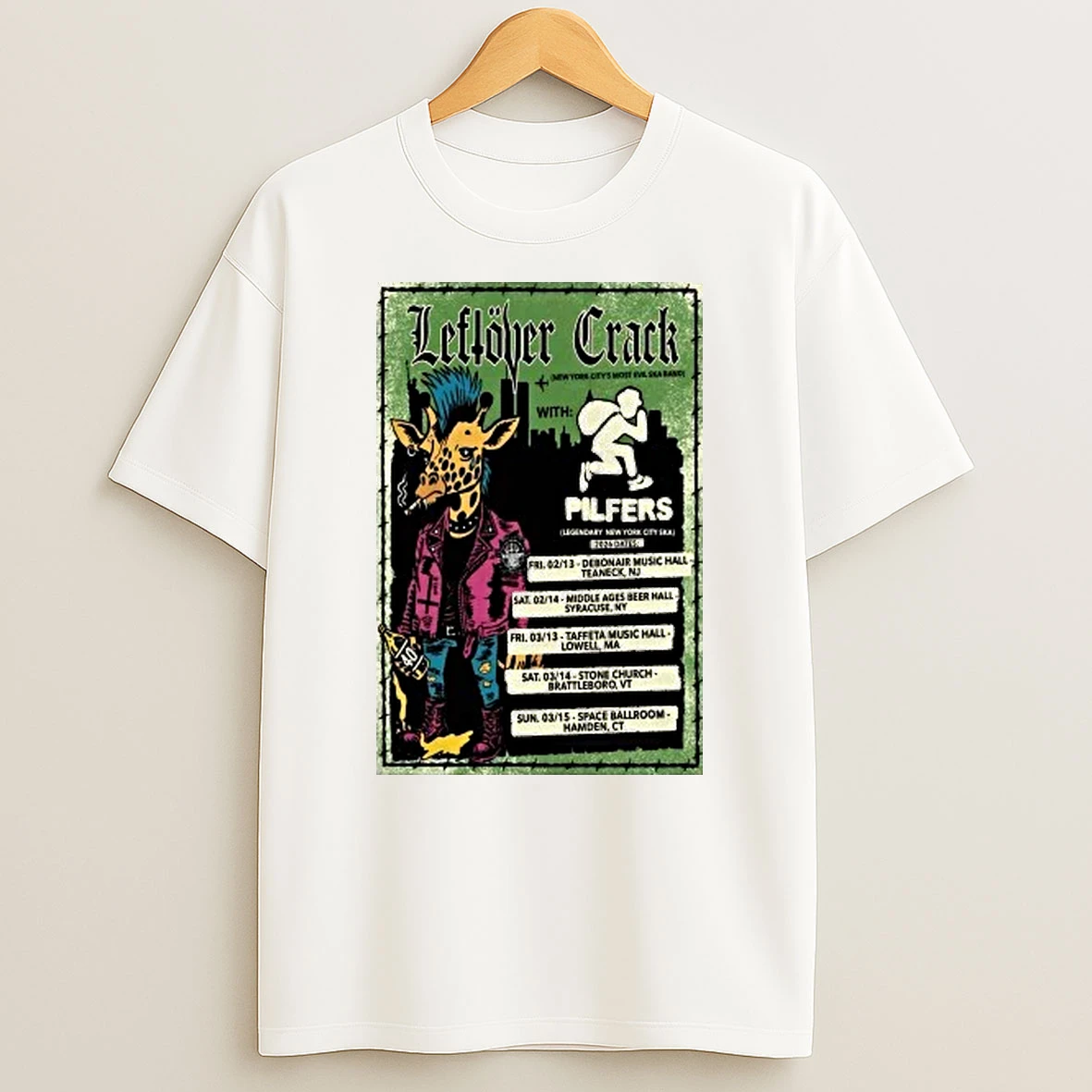 Leftover Crack Northeast America Tour 2026 Shirts