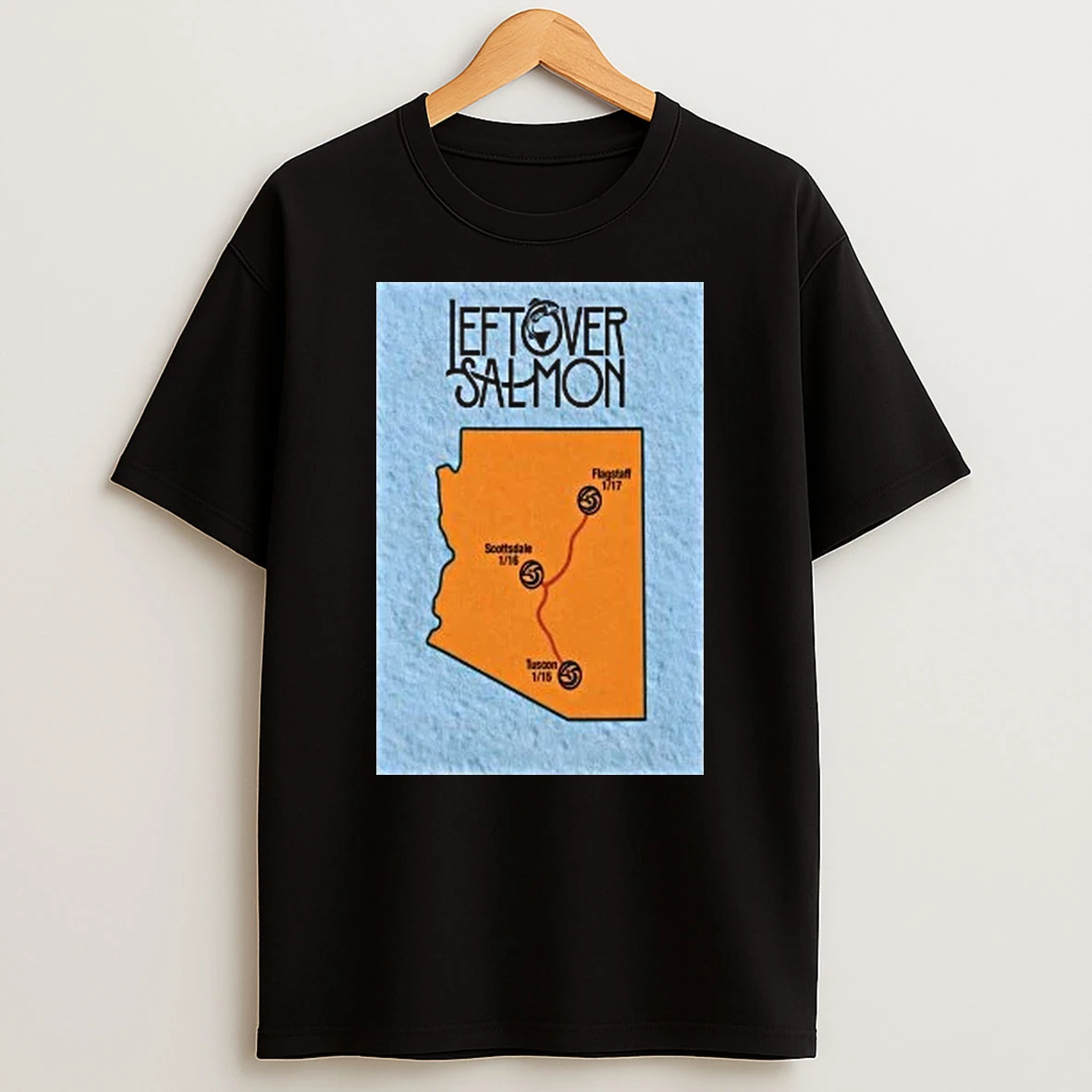 Leftover Salmon Arizona Jan 2026 Tour Shirts