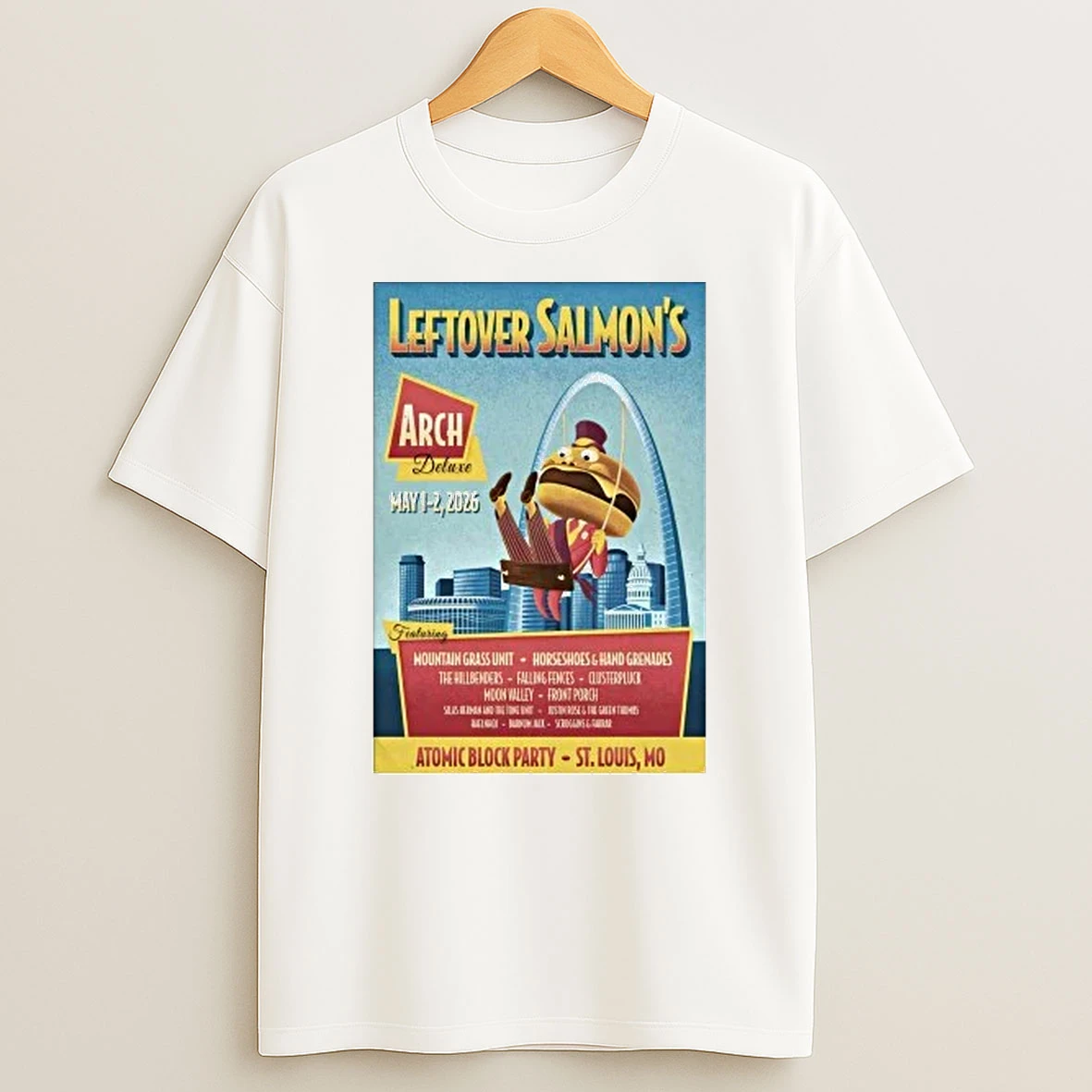 Leftover Salmon Tour May 1 2026 In St Louis Mo Shirts