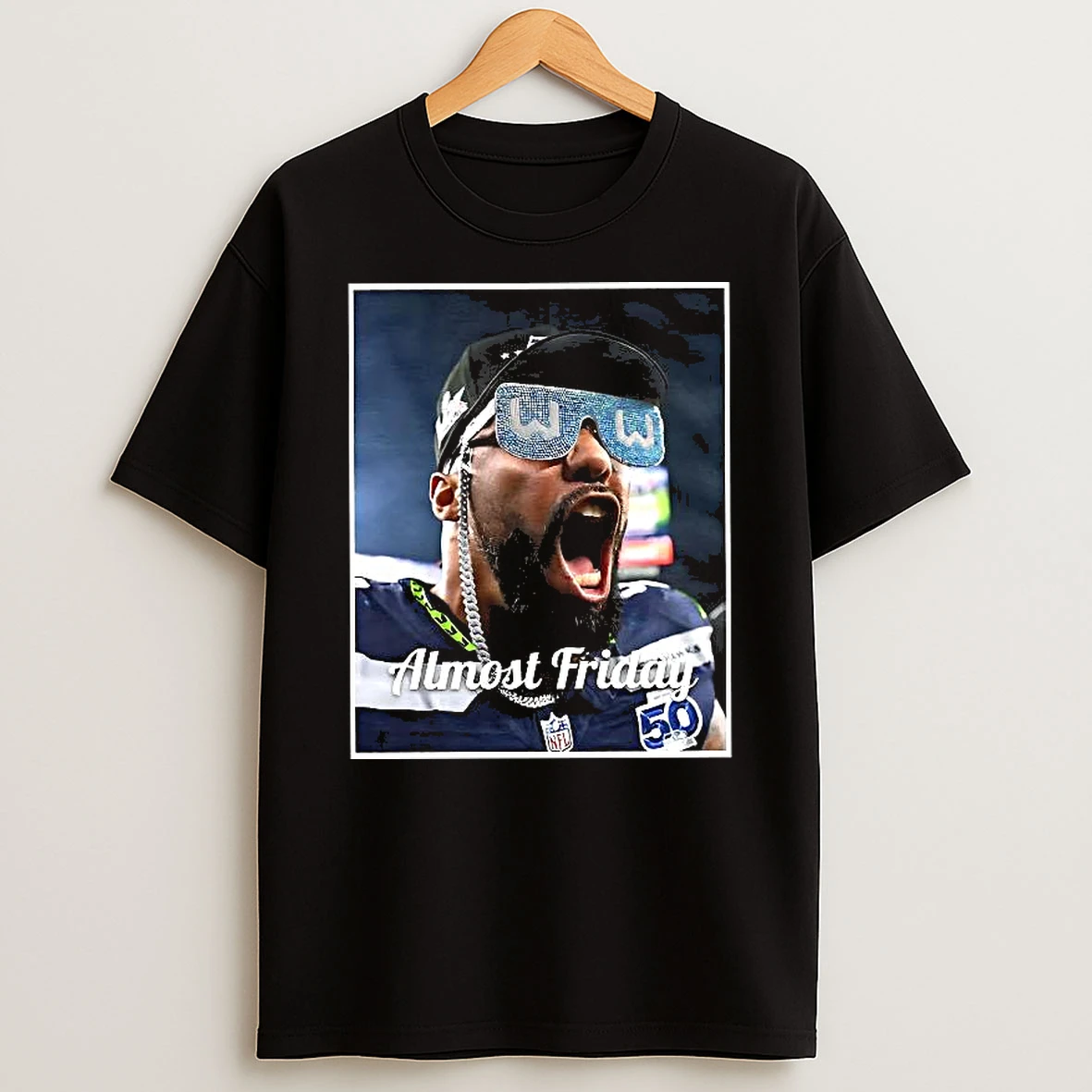 Leonard Williams Seattle Seahawks Almost Friday W Glasses Meme Woman Shirts