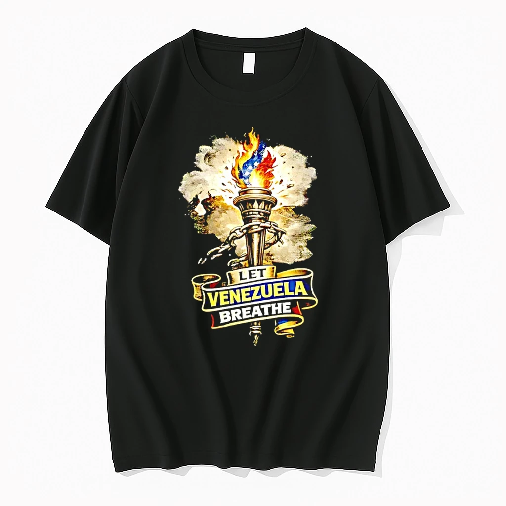 Let Venezuela Breathe Torch And Broken Chains Shirts