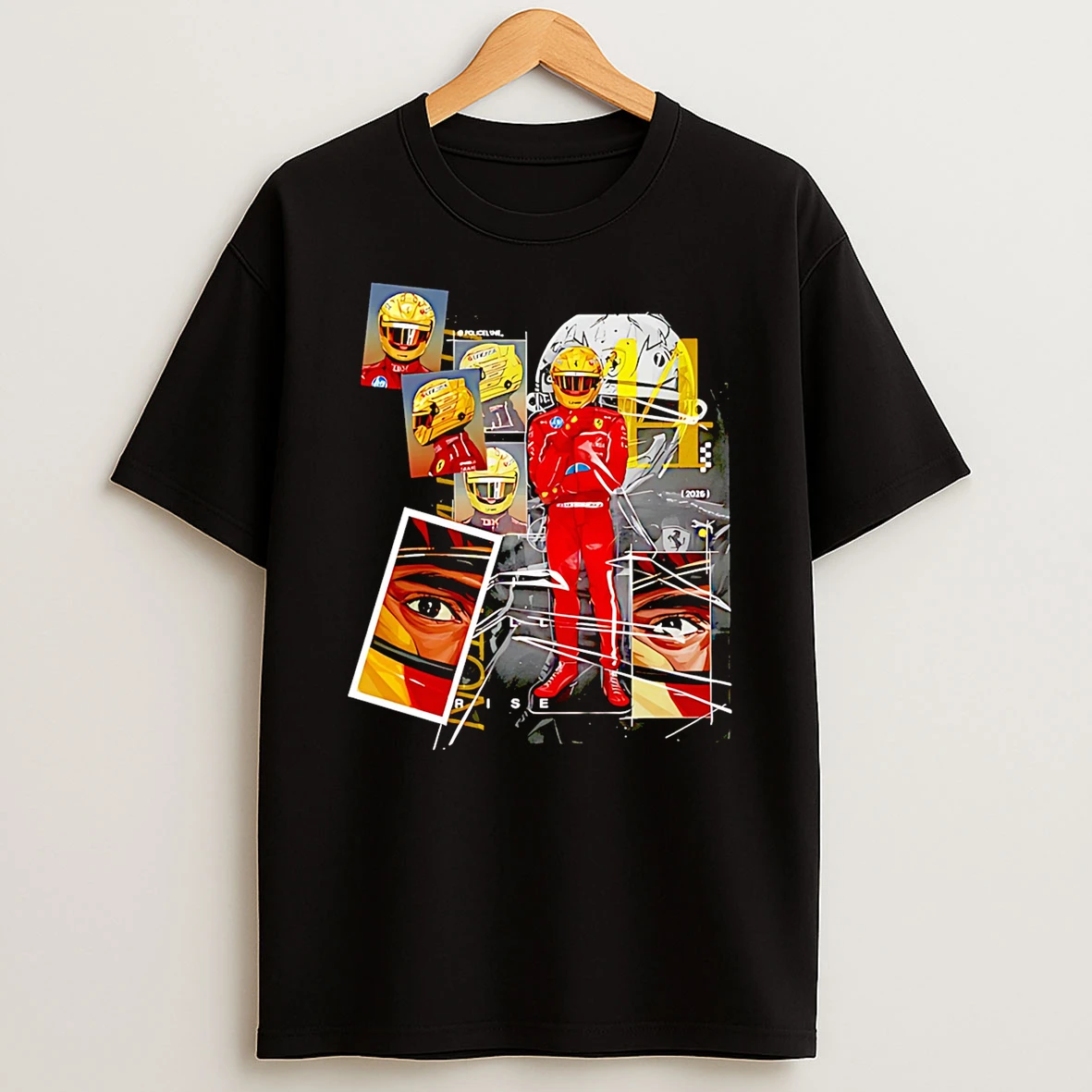 Lewis Hamilton Ferrari 2026 F1 Racing Lh44 Rosso Corsa Graphic Shirts
