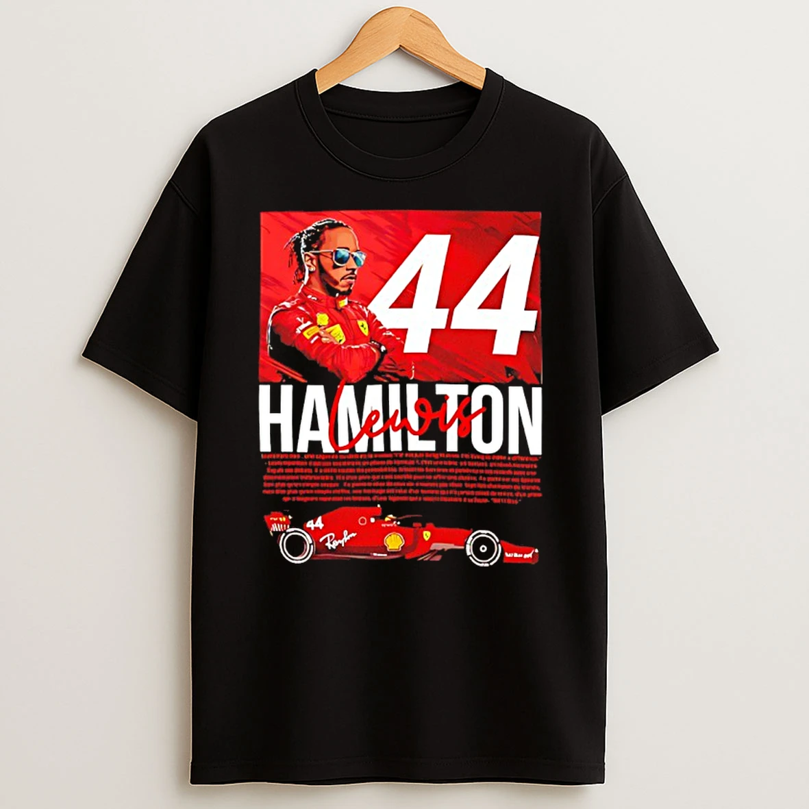 Lewis Hamilton Ferrari F1 Number 44 2026 Shirts