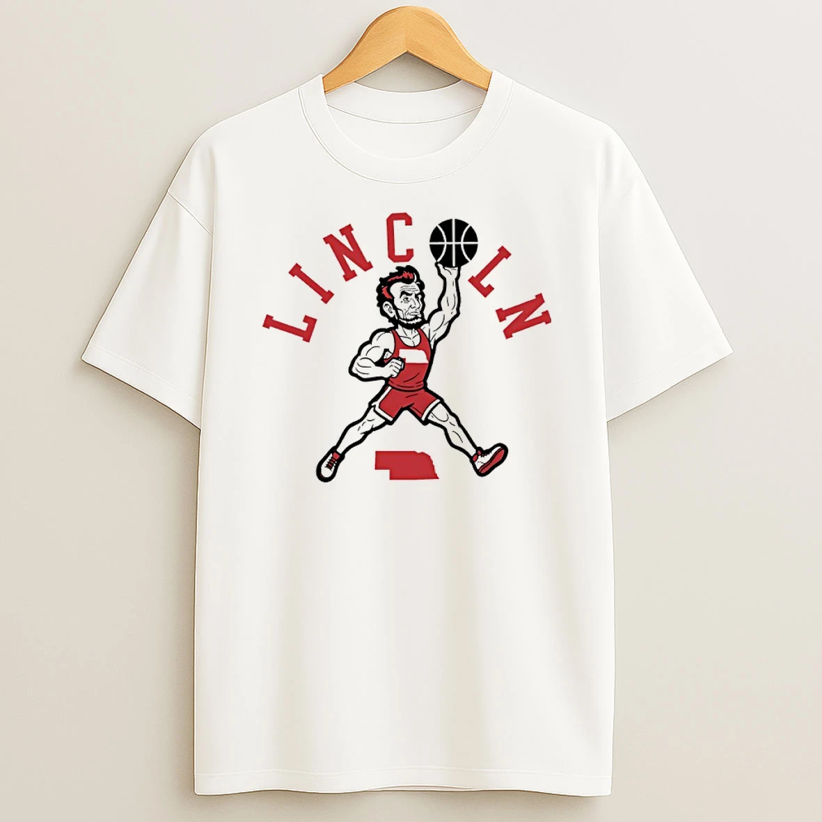 Lincoln Hoopin Abe Nebraska Basketball Shirts