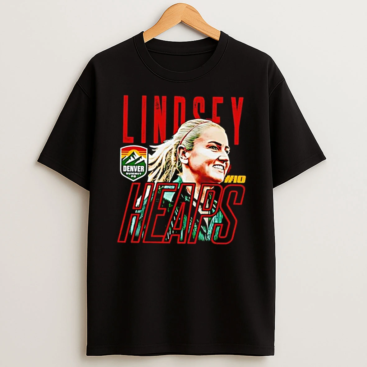 Lindsey Heaps Number 10 Denver Summit Fc Womens Soccer Shirts
