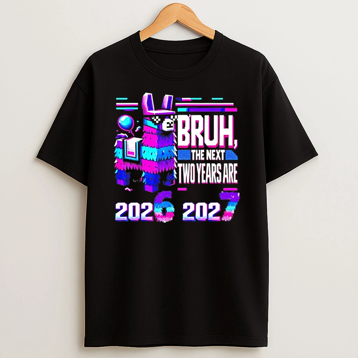 Llama Pinata New Years Eve Party 6 7 Meme Shirts