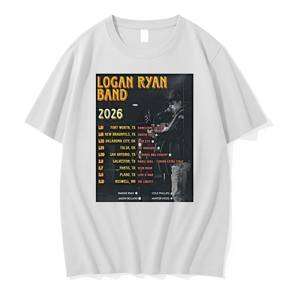 Logan Ryan Band 2026 Tour Texas Oklahoma And New Mexico City Shirts