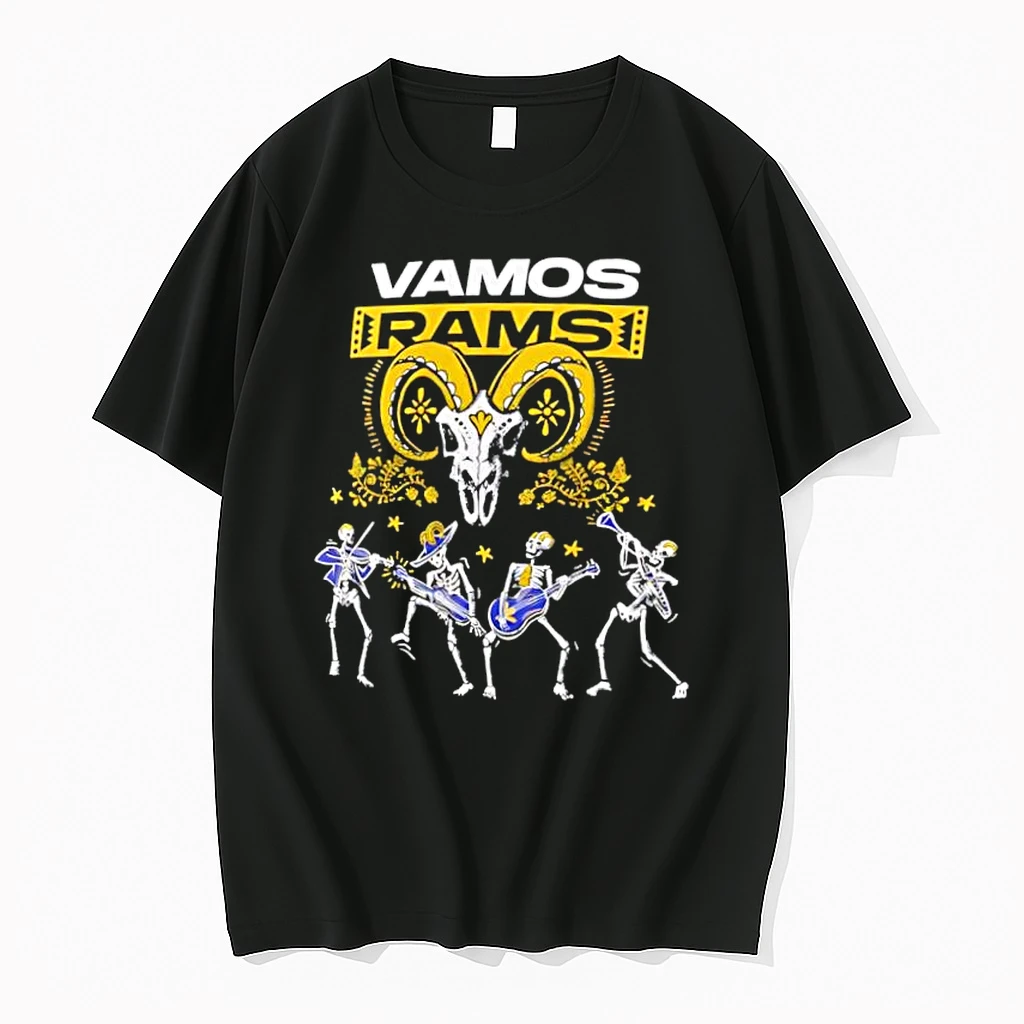 Los Angeles Rams Black Dia De Los Muertos Shirts