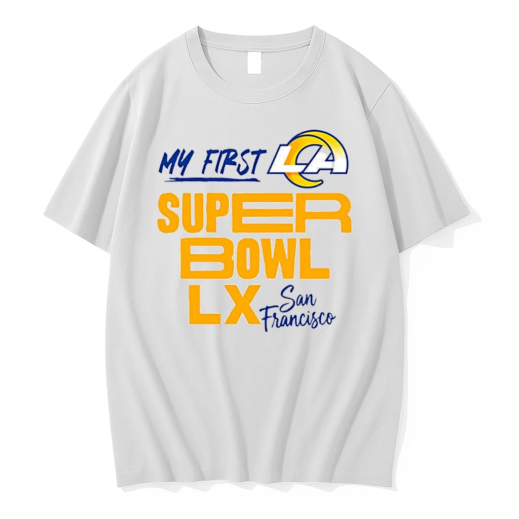 Los Angeles Rams My First Super Bowl Lx Shirts