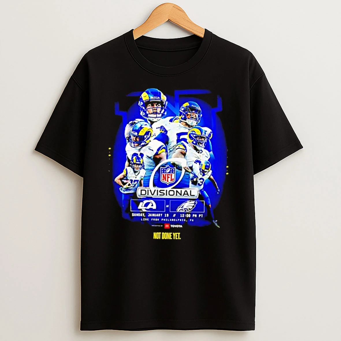 Los Angeles Rams Vs Philadelphia Eagles Nfl Divisional Round Matchups 2025 On Sunday January 19th Shirts