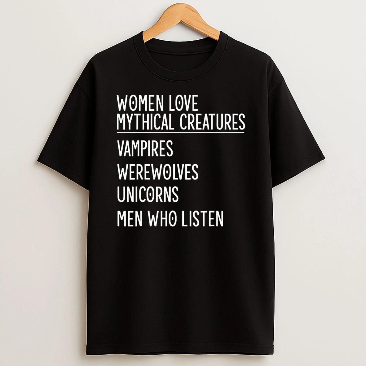 Love Mythical Creatures Vampires Werewolves Unicorns Shirts