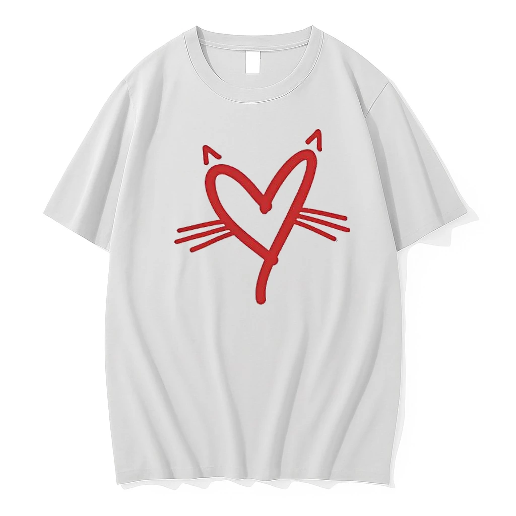 Love With Whiskers Cat Shirts