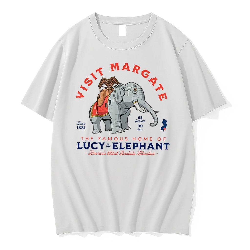 Lucy The Elephant Visit Margate Nj Landmark Retro Shirts