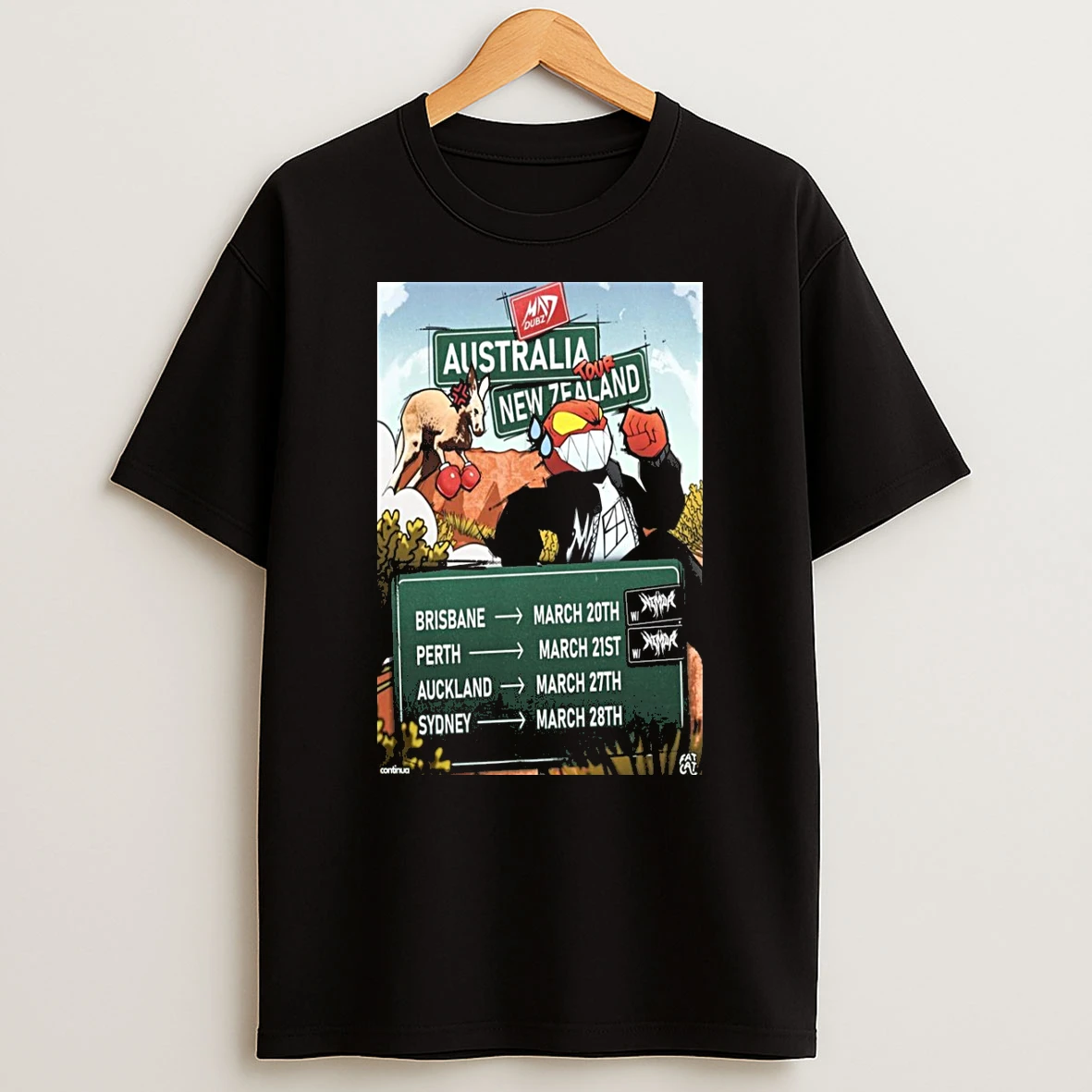 Mad Dubz Australia New Zealand March 2026 Shirts