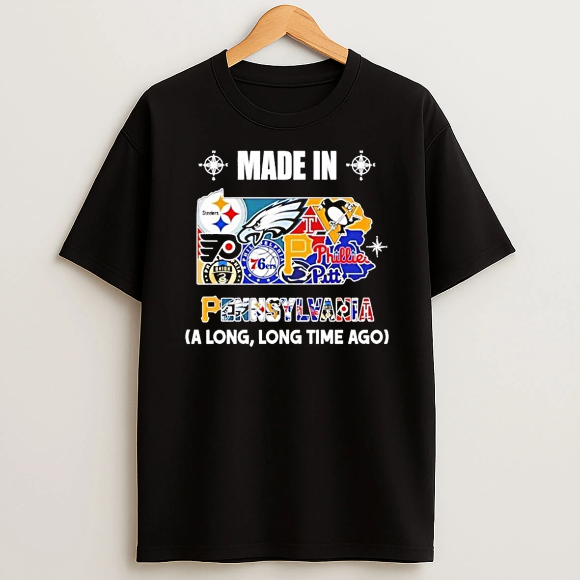 Made In Pennsylvania A Long Long Time Ago State Logo Map 2026 Shirts