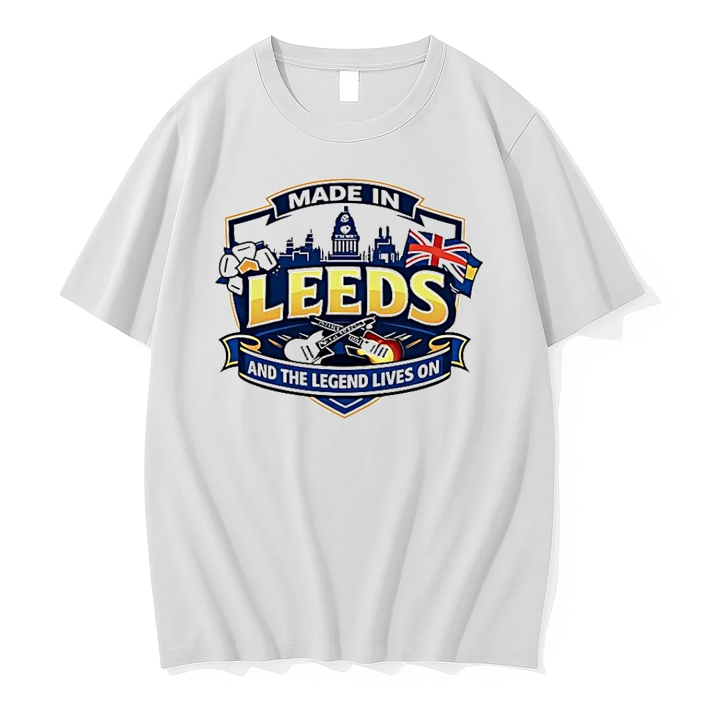 Made In Leeds And The Legend Lives On Shirts