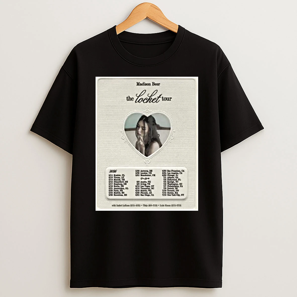 Madison Beer The Locket Tour 2026 World Shirts
