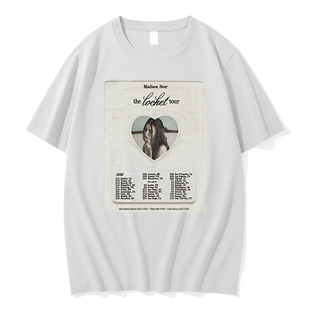 Madison Beer The Locket Tour 2026 World Tour Shirts