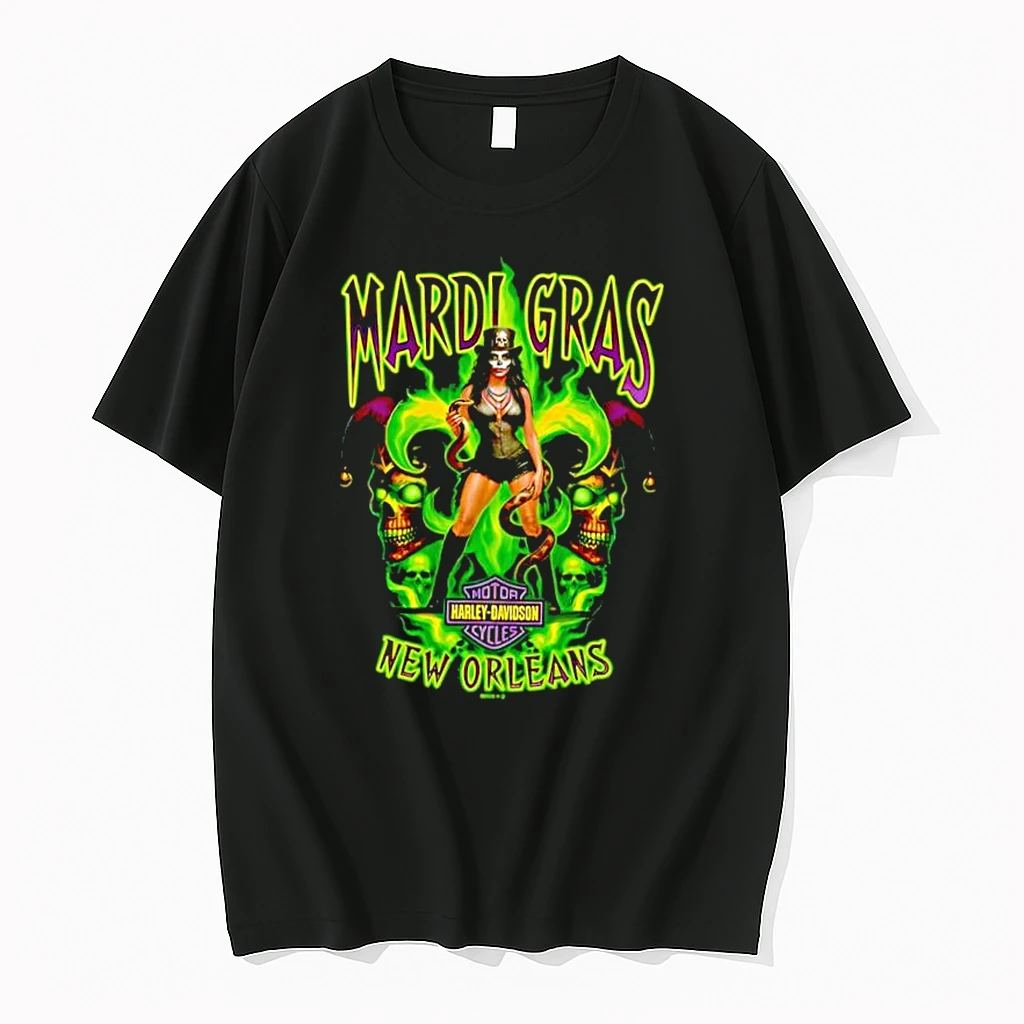 Mardi Gras Street Queen New Orleans Shirts