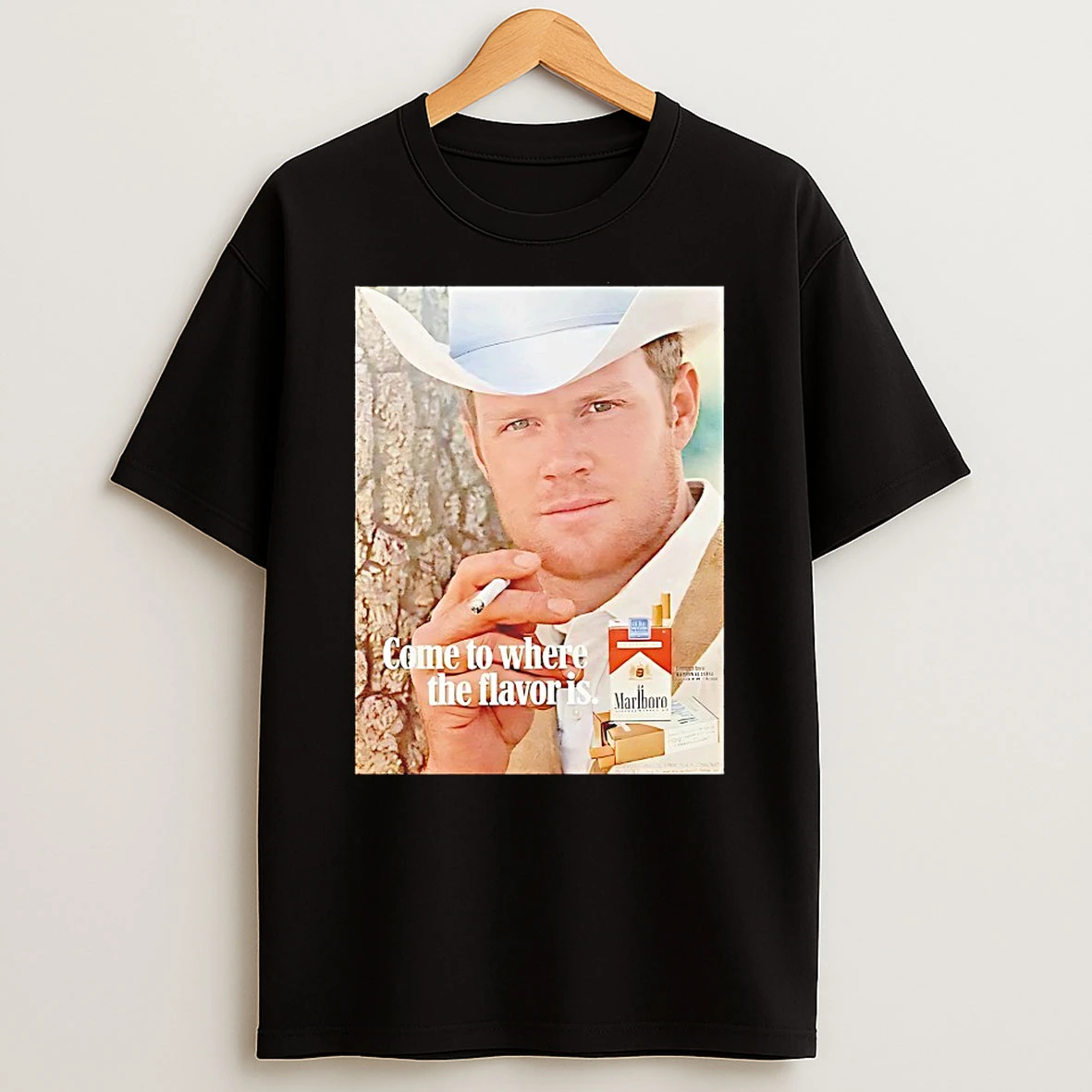 Marlboro Guy Come To Where The Flavor Is Shirts