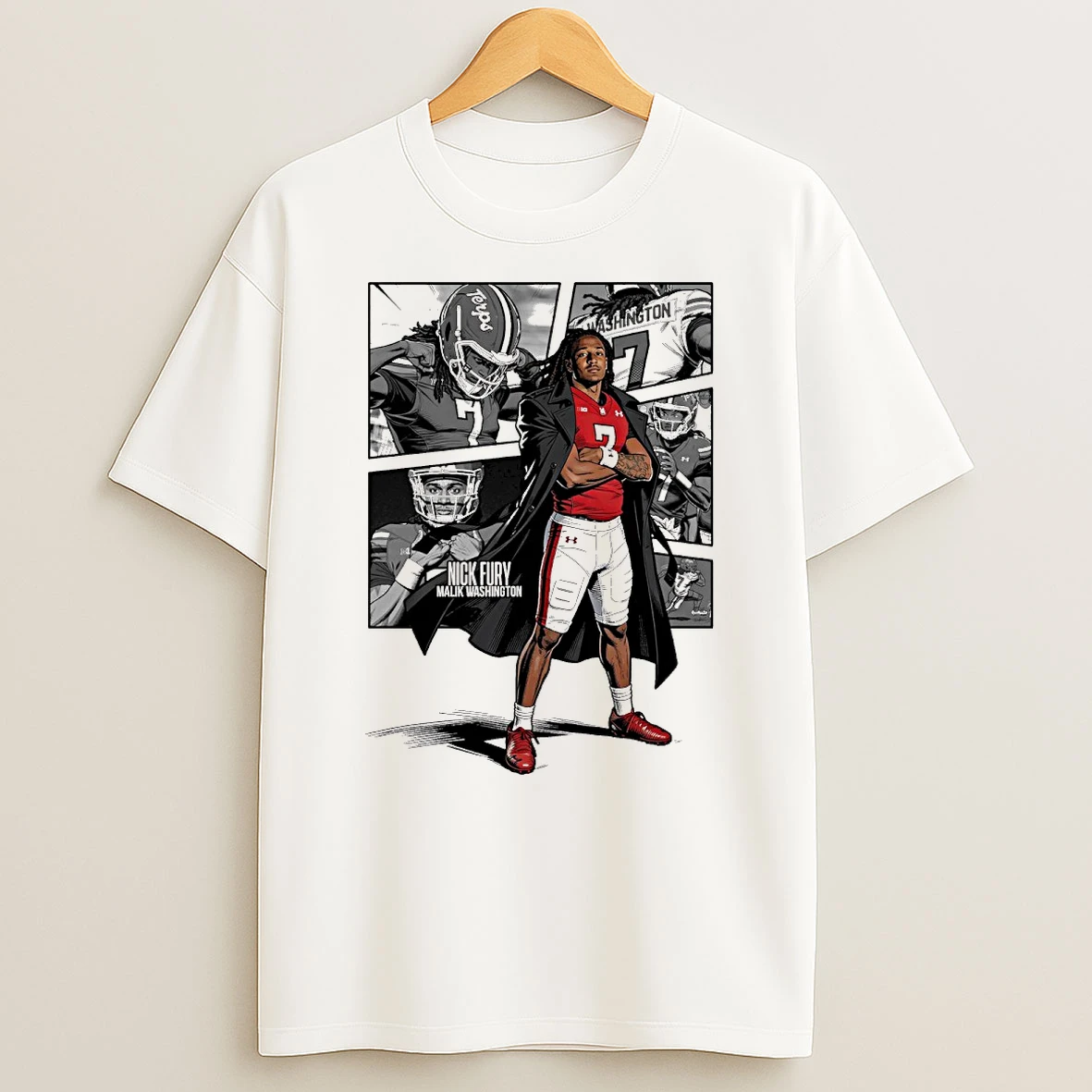 Maryland Terrapins Nick Fury Malik Washington The Dmv Avengers Shirts
