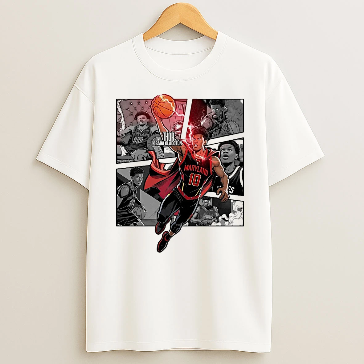 Maryland Terrapins Thor Baba Oladotun The Dmv Avengers Shirts