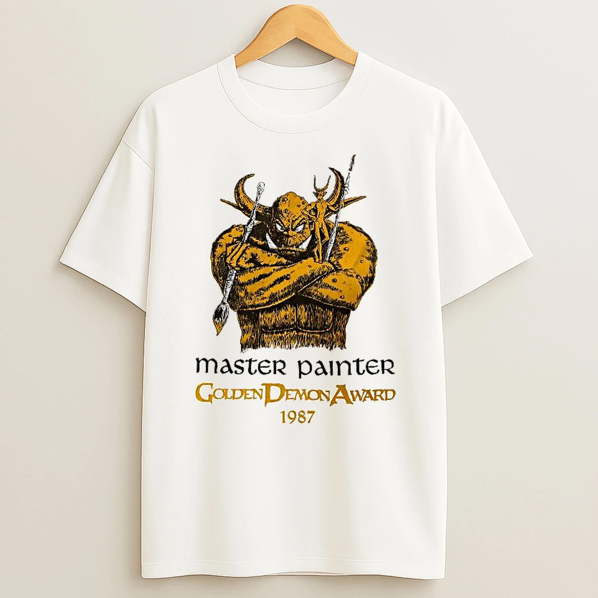 Master Painter Golden Demon Award 1987 Woman Shirts