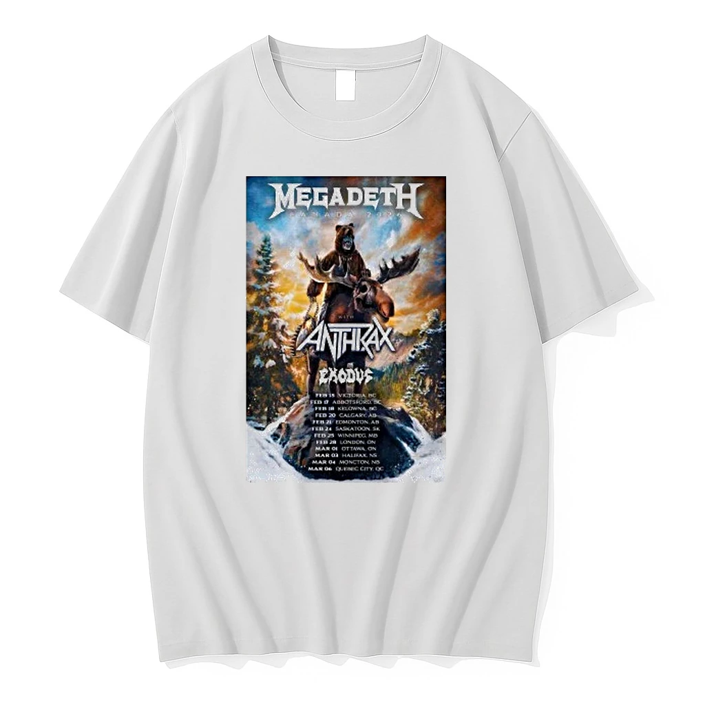 Megadeth X Anthrax Tour Canada 2026 Shirts
