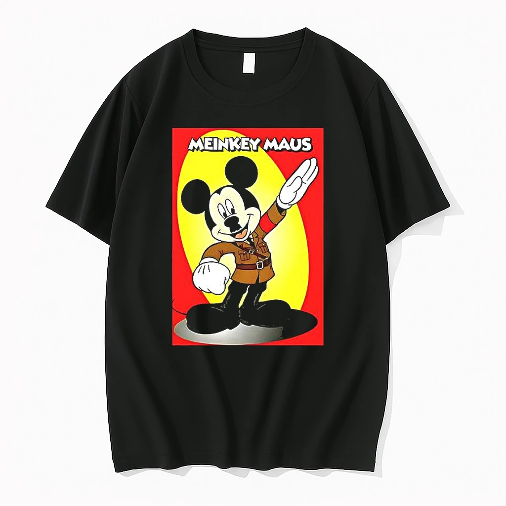 Meinkey Maus Hitler Mickey Mouse Caricature Woman Shirts