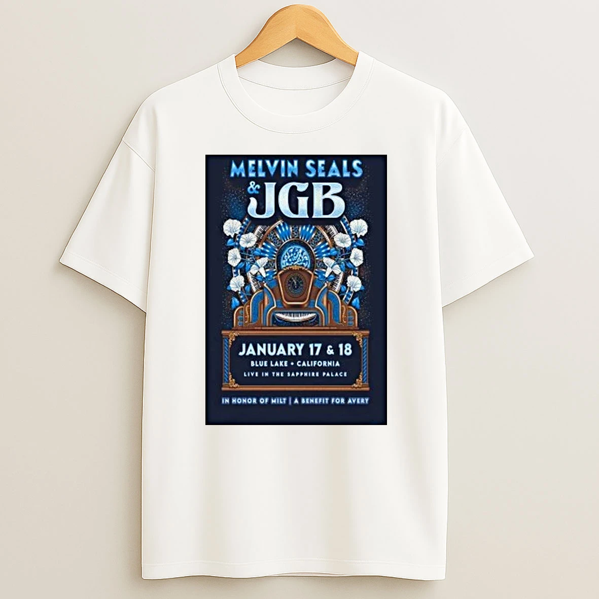 Melvin Seals And Jgb Tour Blue Lake Ca On Jan 17 18 2026 Shirts