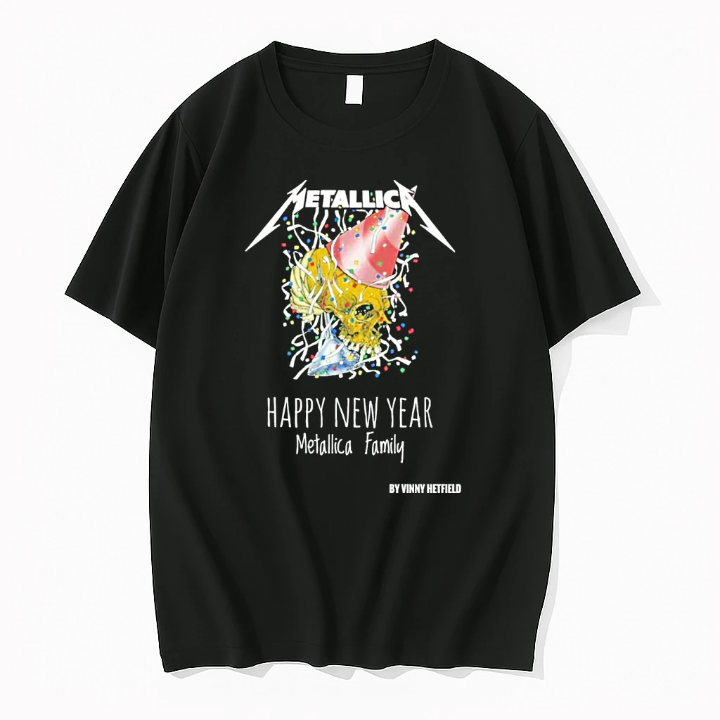Metallica Happy New Year Metallica Family By Vinny Hetfield 2025 Shirts