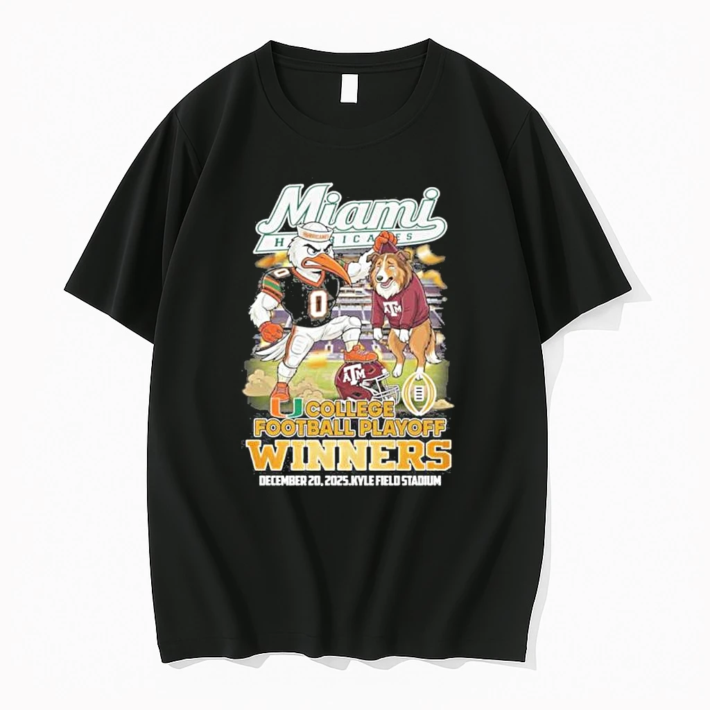 Miami Beat Texas Am College Football Playoff Winners Shirts