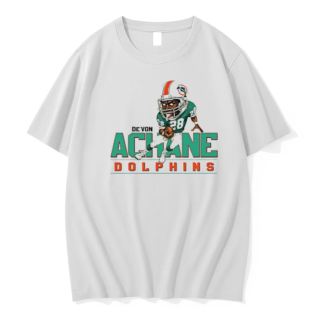 Miami Dolphins Devon Achane Cartoon Caricature Shirts