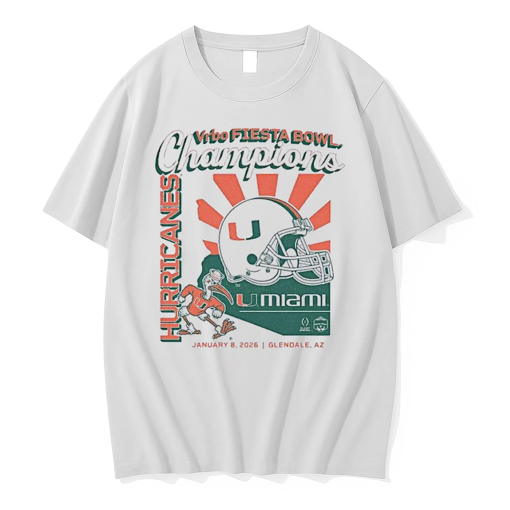 Miami Football Cfp Fiesta Bowl Champions Shirts