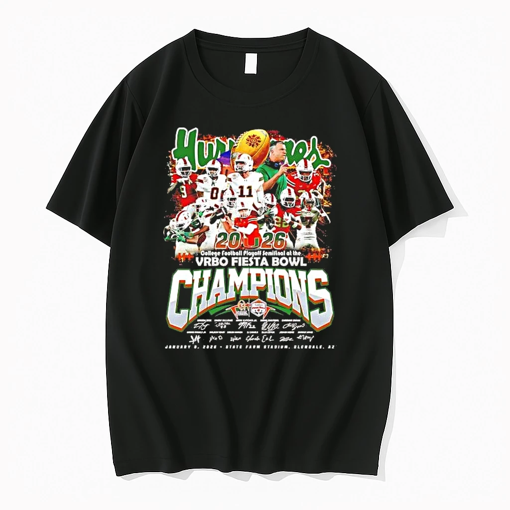 Miami Hurricanes 2026 Cfp Fiesta Bowl Champions Stadium Players Shirts