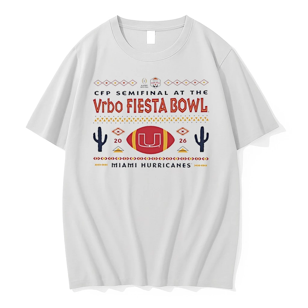 Miami Hurricanes 2026 Cfp Vrbofiesta Bowl Desert Vintage Shirts