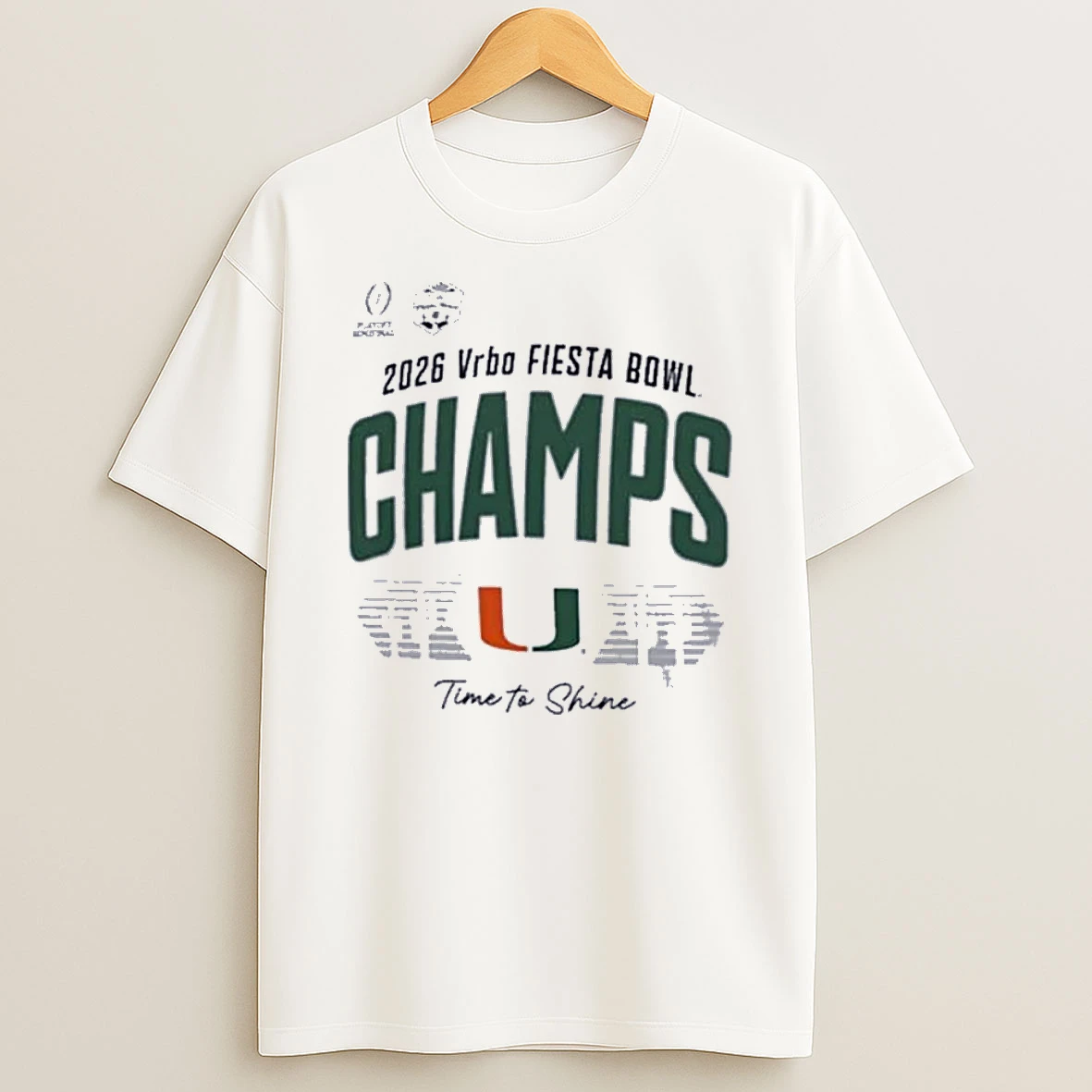 Miami Hurricanes 2026 Fiesta Bowl Champions Locker Room Shirts