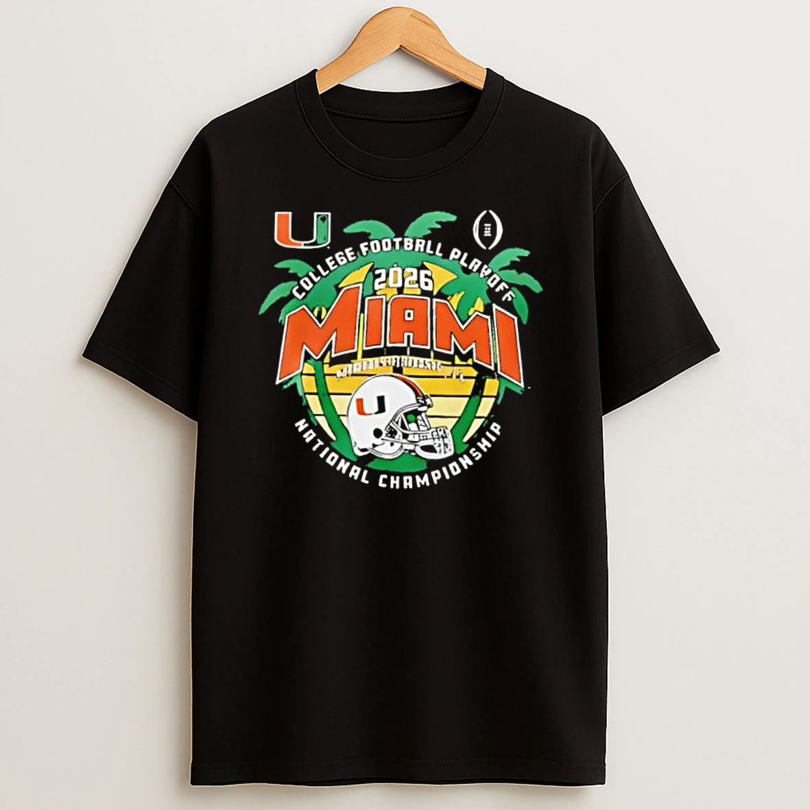Miami Hurricanes 2026 National Championship Football Shirts