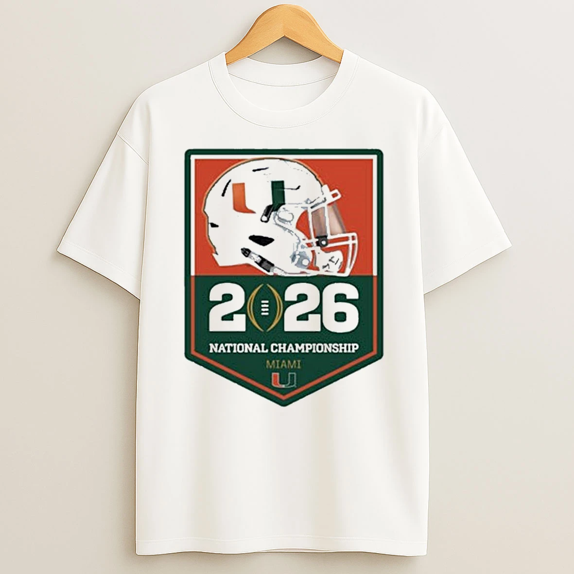 Miami Hurricanes 2026 National Championship Helmet Shirts