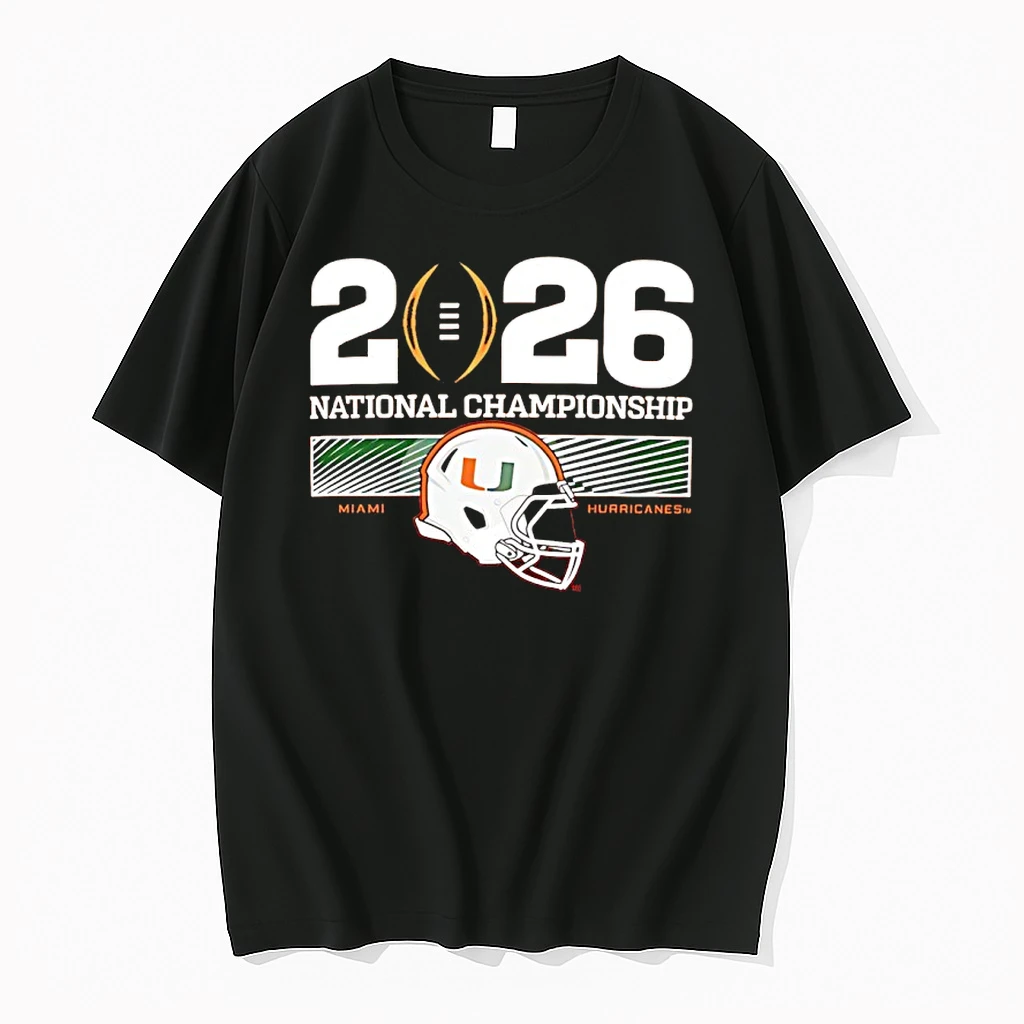 Miami Hurricanes 2026 National Championship Pregame Helmet Shirts