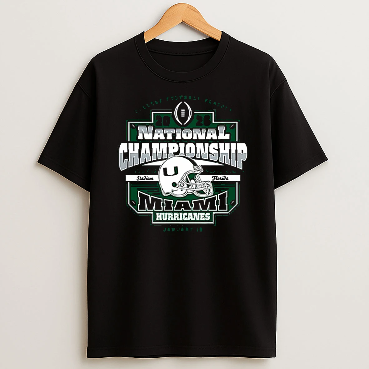 Miami Hurricanes Cfp National Championship 2026 Shirts