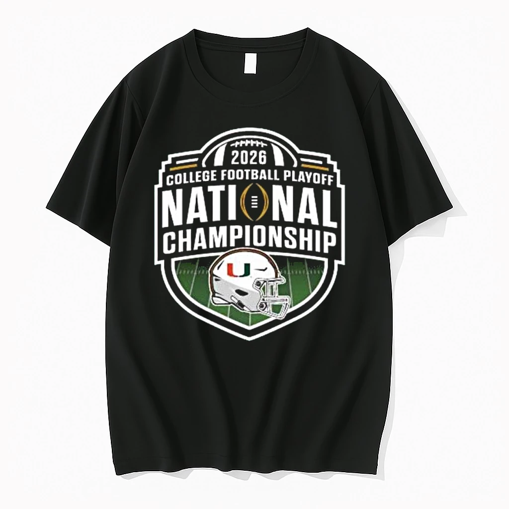 Miami Hurricanes Cfp National Championship Game Logo Shirts