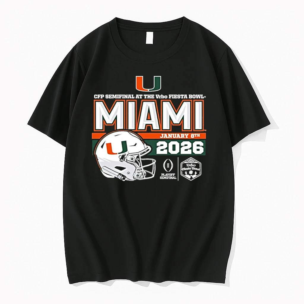 Miami Hurricanes Cfp Semifinal At The Vrbo Fiesta Bowl Double Take Shirts