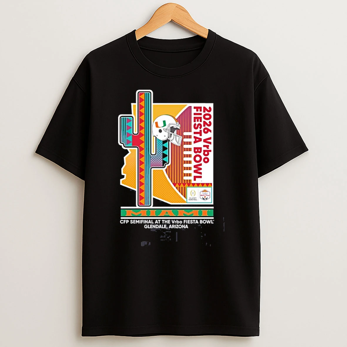 Miami Hurricanes Cfp Semifinal At The Vrbo Fiesta Bowl Glendale Az Shirts
