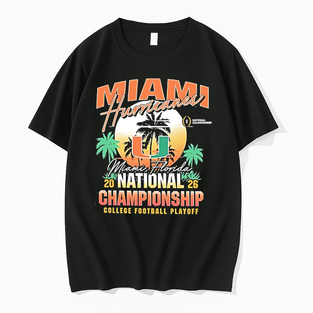 Miami Hurricanes National Championship Miami Sunset 2026 Shirts