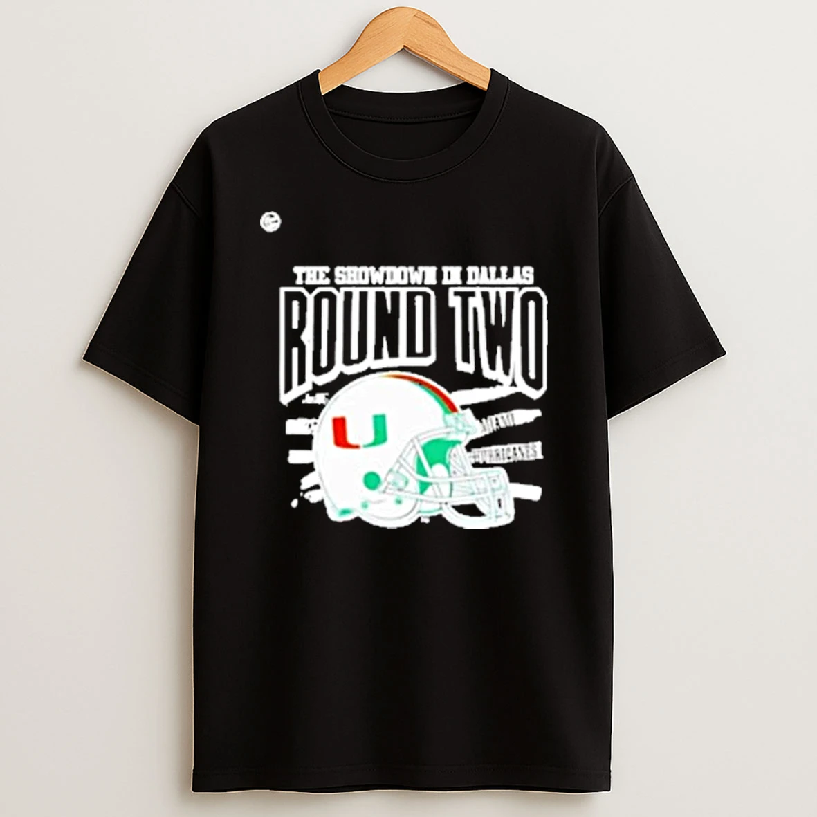 Miami Hurricanes The Showdown In Dallas Round Two Shirts