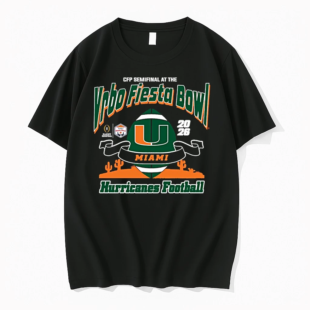 Miami Hurricanes Vrbo Fiesta Bowl Bound Shirts